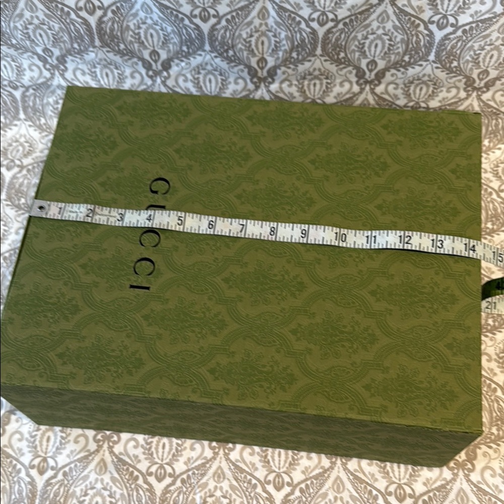Gucci Green Patterned Box - Picture 6 of 9